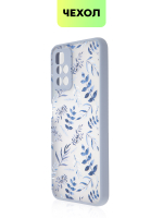 Чехол BROSCORP для Xiaomi Redmi 10 оптом (арт. XM-R10-ST-TPU-BLUE-PRINT)