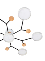 Люстра потолочная светодиодная большая Wrobehouse Rounds