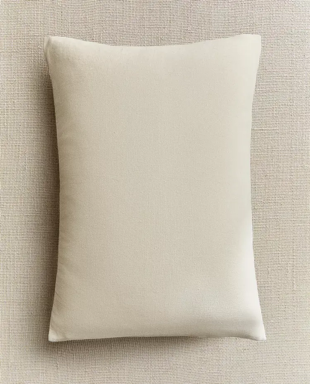 ZARA HOME ЛЬНЯНАЯ НАВОЛОЧКА ДЛЯ ДЕКОРАТИВНОЙ ПОДУШКИ, СЛИВОЧНО-ЖЕЛТЫЙ