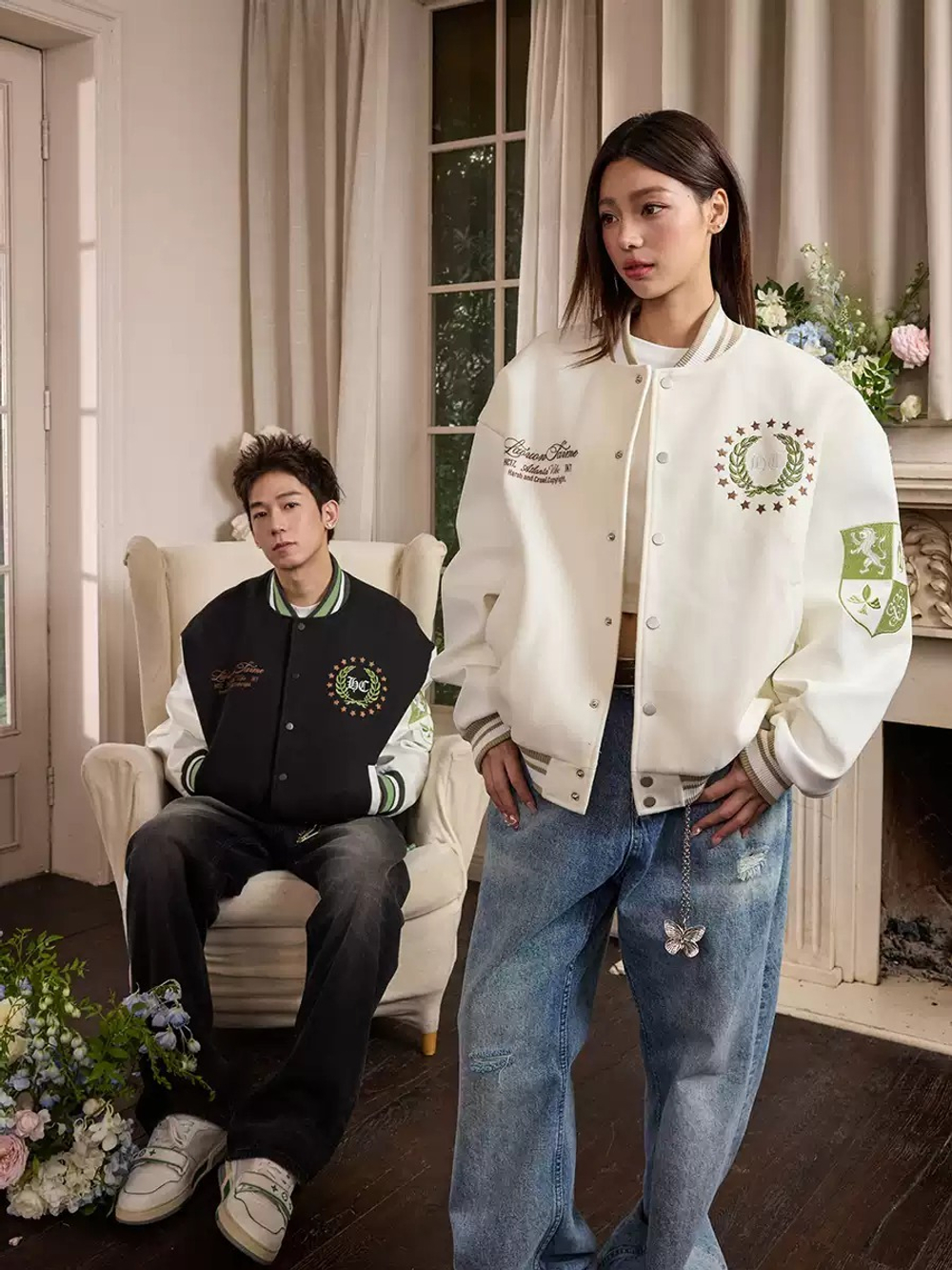 Бомбер HARSHandCRUEL "Academy" Varsity Jacket