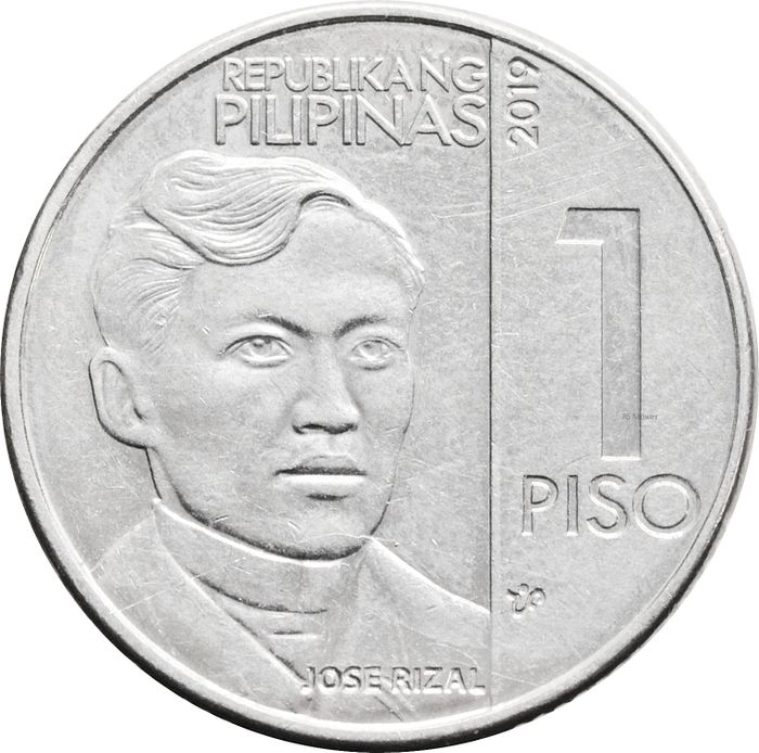 1 песо 2019 Филиппины