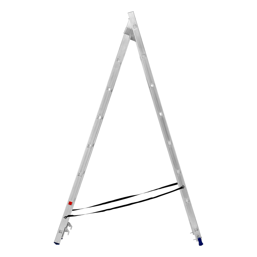 Лестница Сибртех двухсекционная 8 ступеней, алюминиевая