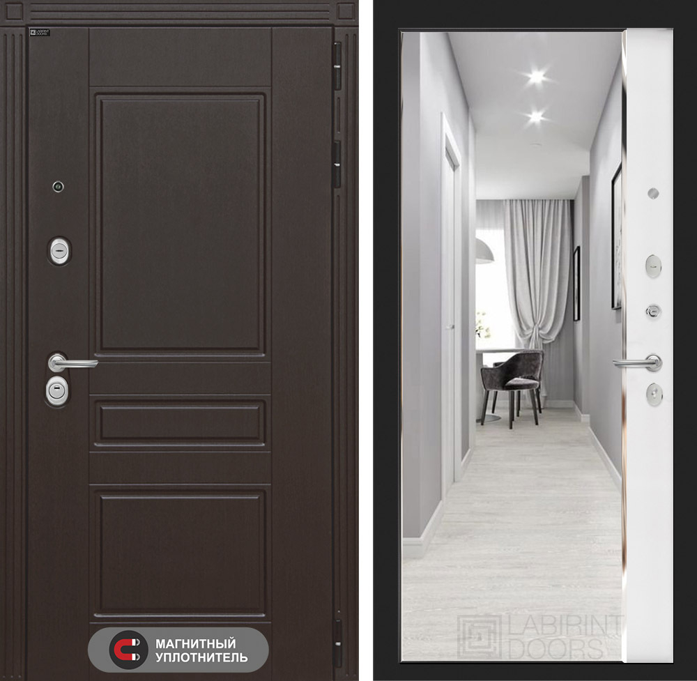 Лабиринт Мегаполис С зеркалом Панорама Белый софт