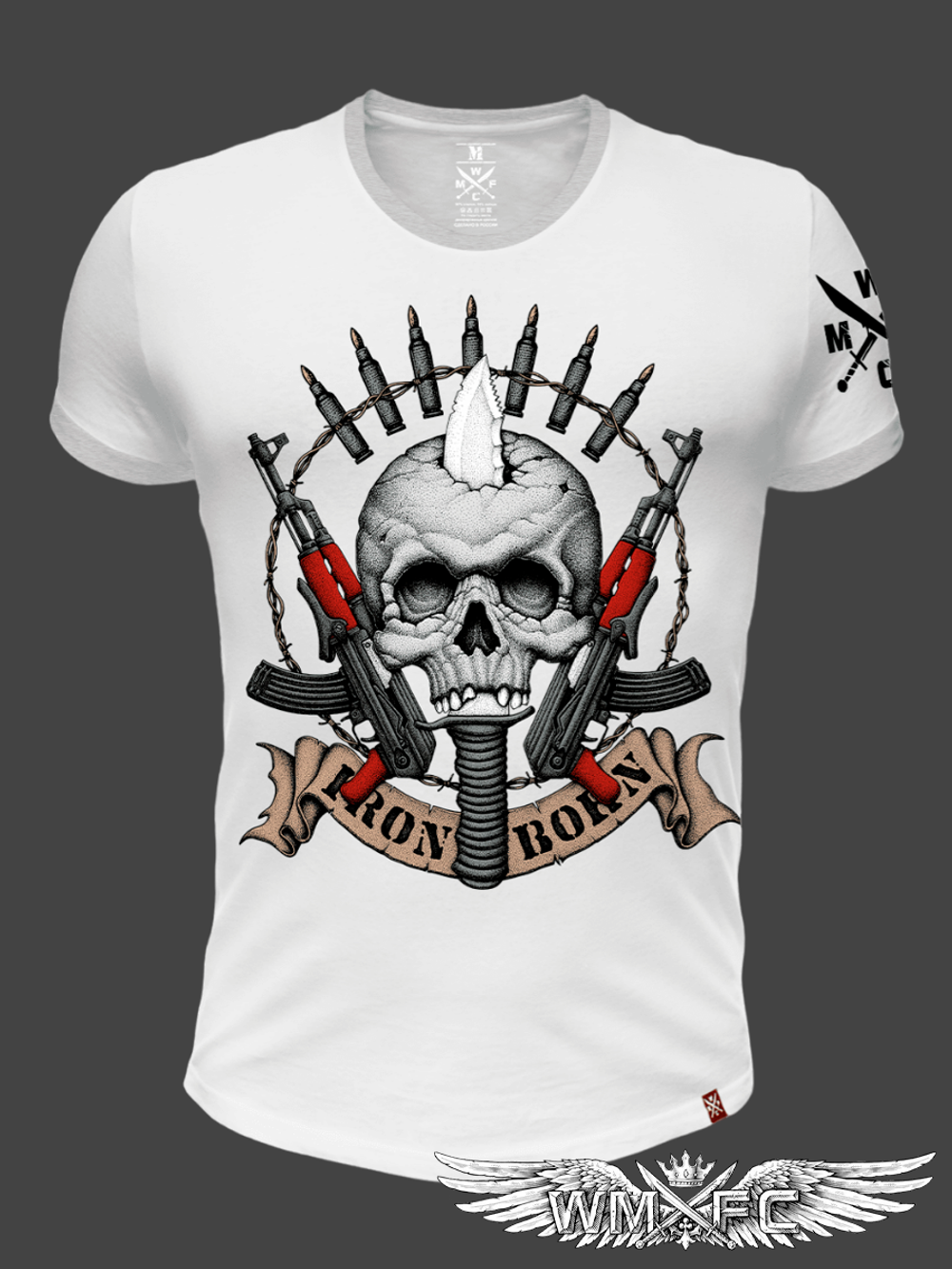 Футболка мужская WMFC knights Iron Born Белый