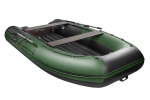 YACHTMAN-340 НДНД (Яхтман) зеленый-черный (лодка ПВХ нднд под мотор с усилением)