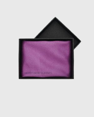 Кастомная салфетка для очков фиолетовая