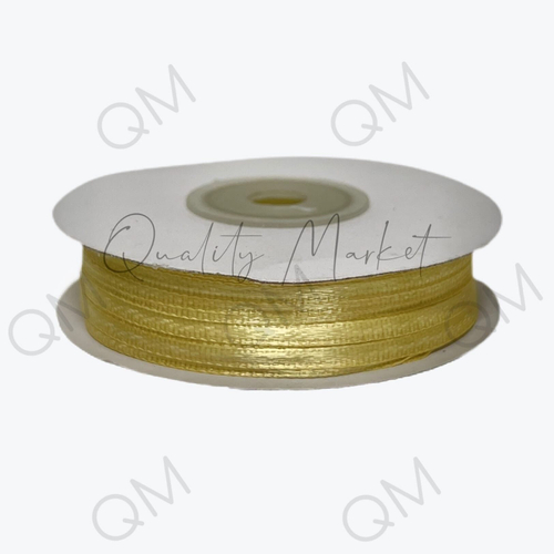 Лента атласная 3 мм 90 ярд (бежевый) №86