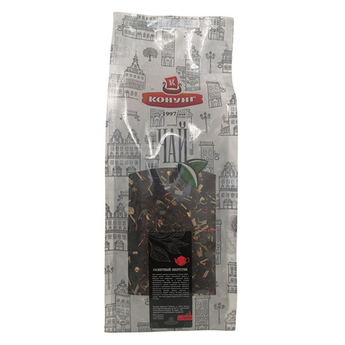 Черный ароматизированный чай Солнечный энергетик Конунг 500г