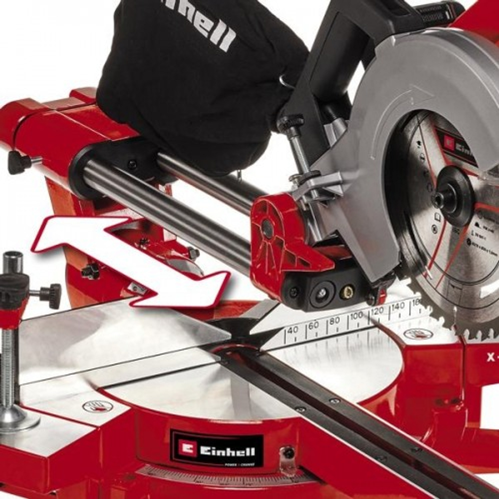 Пила торцовочная аккумуляторная EINHELL PXC TE-SM 36/210 Li-Solo с протяжкой  4300880