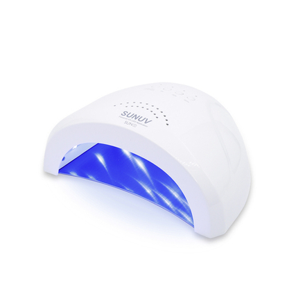 Лампа УФ SUN-1 для сушки ногтей с кварцевыми диодами белая