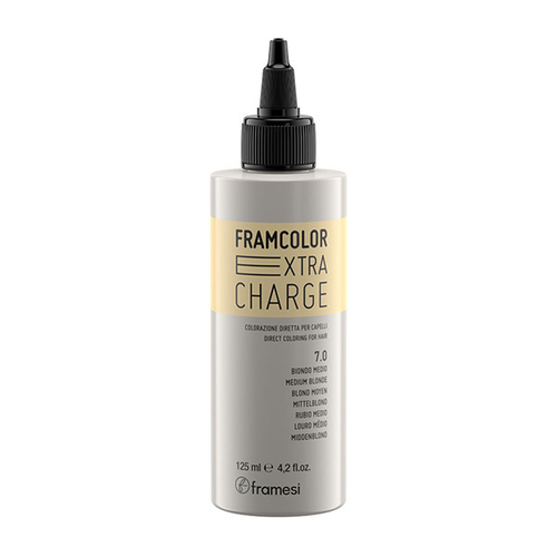 Прямой пигмент для волос Оттенок #7.0 Блондин Framesi Framcolor Extra Charge Medium Blonde 125мл