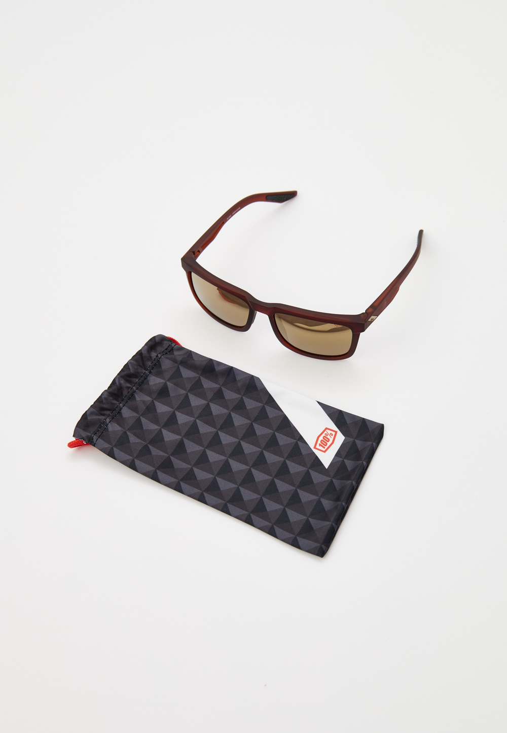 Спортивные очки 100% BLAKE - Soft Tact Rootbeer - Flash Gold Lens