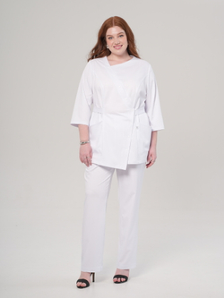 Блуза медицинская женская | Бл-379 к 3/4 либерти люкс