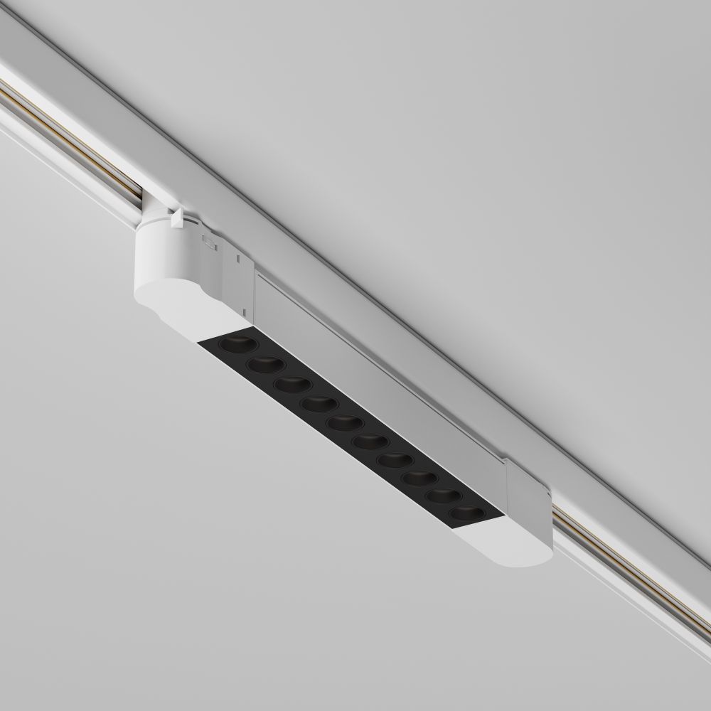 Трековый трехфазный светодиодный светильник Maytoni Trinity   TR195-3-10W4K-M-W