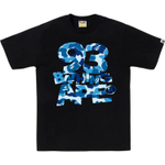 A Bathing Ape Bathing Ape Abc Camo Fw25 Футболка черный синий