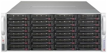 Сервер Supermicro SuperStorage 6049P-E1CR36L без процессора/без ОЗУ/без накопителей/количество отсеков 2.5" hot swap: 2/количество отсеков 3.5" hot swap: 36/2 x 1200 Вт/LAN 10 Гбит/c