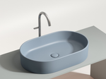 Умывальник чаша накладная овальная (цвет Серо-x