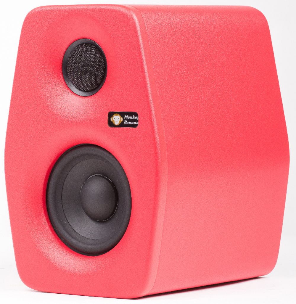 Monkey Banana Turbo 4 red Студийный монитор 4', шелковый твиттер 1', LF 30W, HF 20W, балансный вход, S/PDIF-вход, S/PDIF Thru, ц