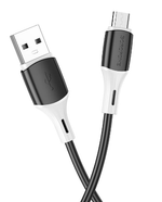 Кабель Borofone BX79 USB-microUSB 2.4A 1м Silicone Black