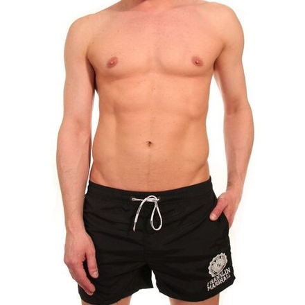 Мужские шорты черные FRANKLIN MARSHALL 1604-2015-2