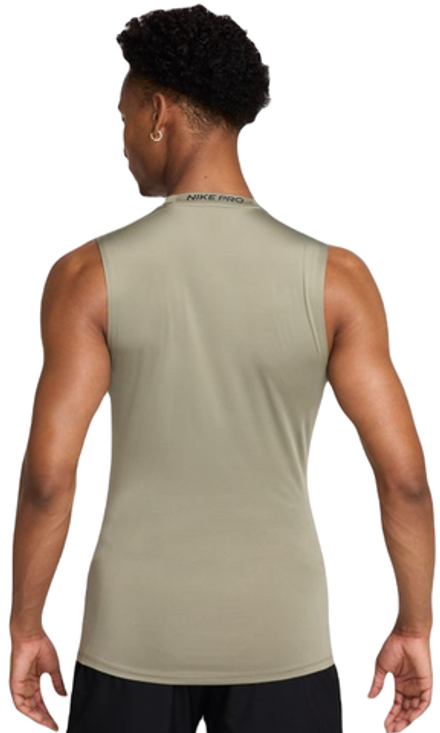 Термобелье Nike Pro Dri-Fit Tight Sleeveless Fitness - light army/black