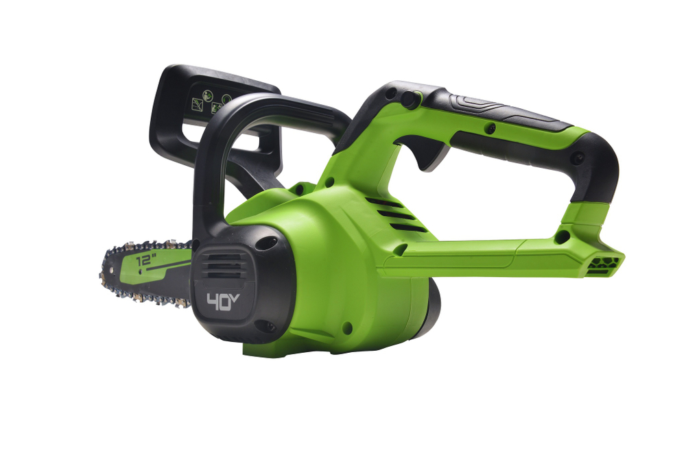 Цепная пила аккумуляторная Greenworks Арт. 2007807UA,  30 см,  с 1xАКБ 2Ач и ЗУ