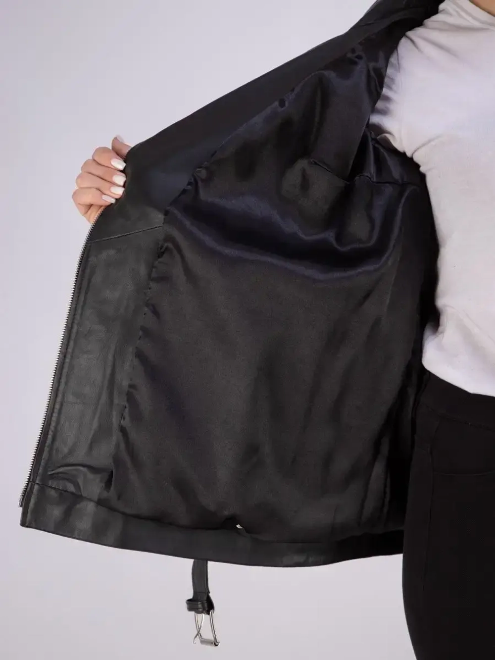 Косуха женская оверсайз из натуральной кожи Турция