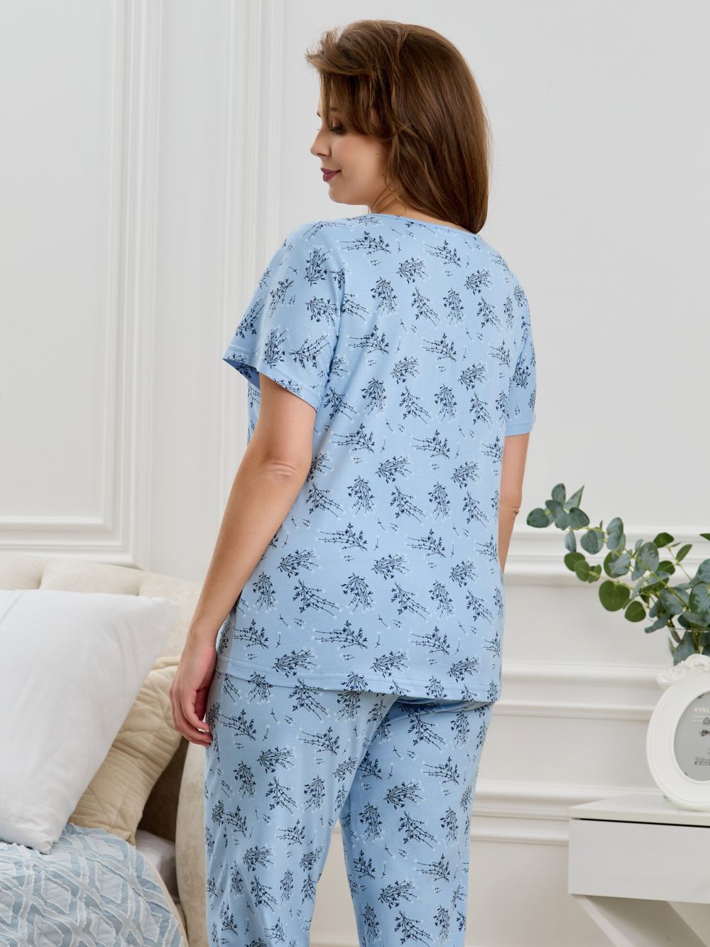 Пижама Канна-2 Виотекс ГОЛУБОЙ