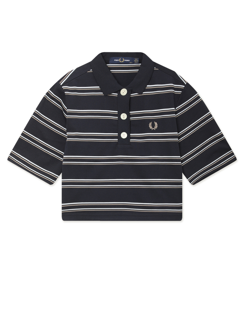 Женская Рубашка-поло Striped