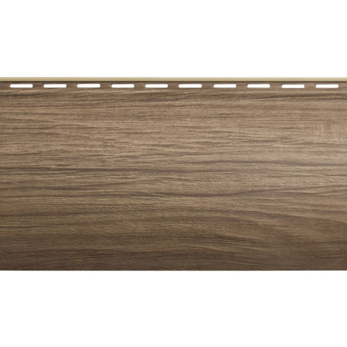 Сайдинг виниловый Альта-Профиль Blockhouse BH-01 Люкс Орех 3100х200 мм