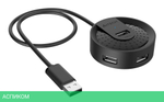 USB-хаб A4Tech HUB-20 черный