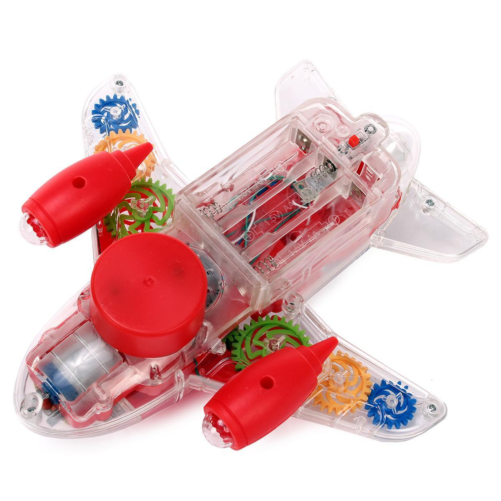 Самолет на бат., коробка HJ628