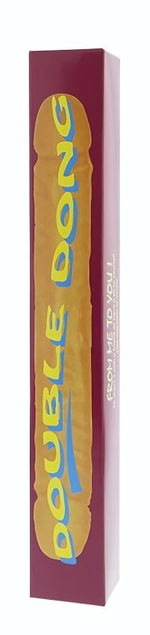 Двойной фиолетовый фаллоимитатор DOUBLE DONG LAVENDER - 30 см. (Цвет: фиолетовый)