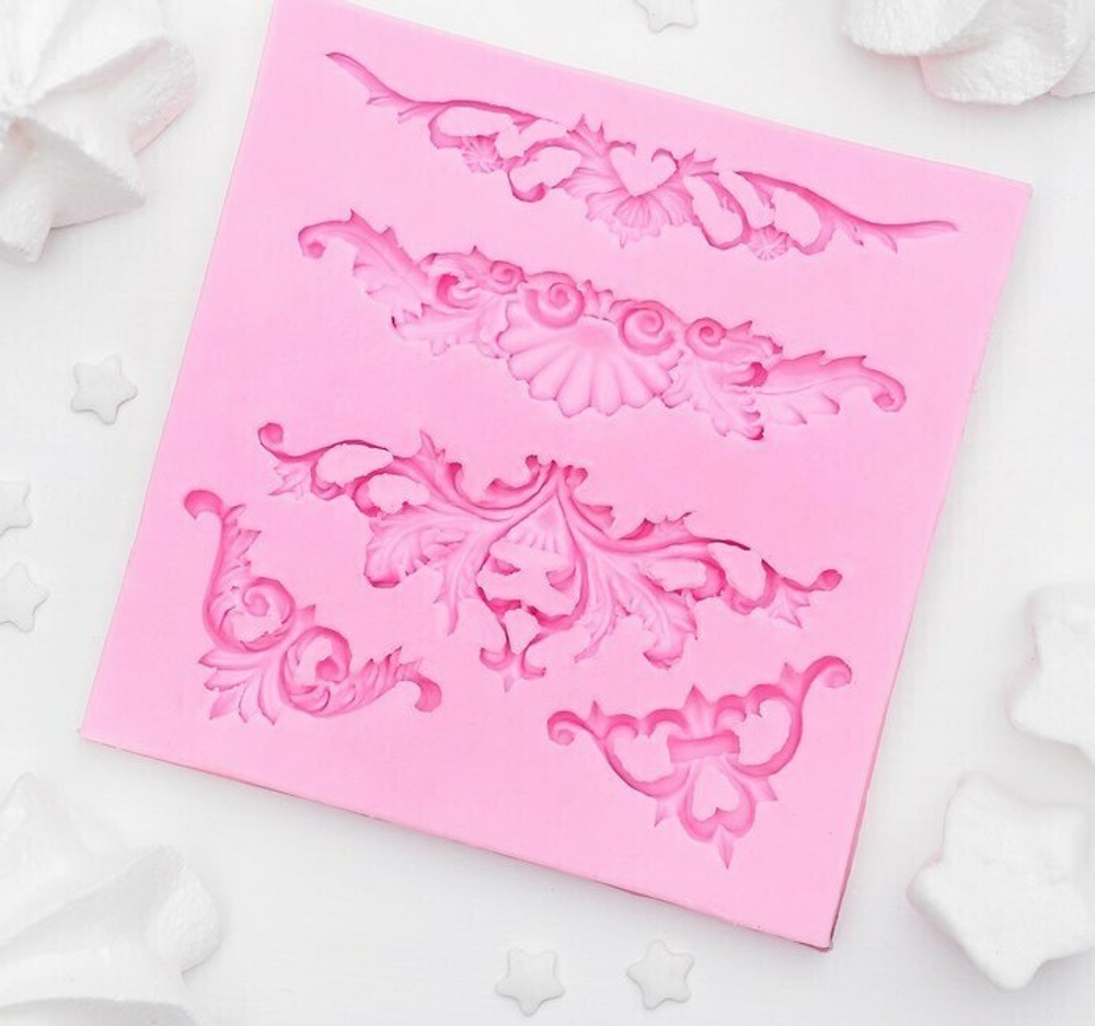 Молд силиконовый Вензеля 10,5х10,5 см