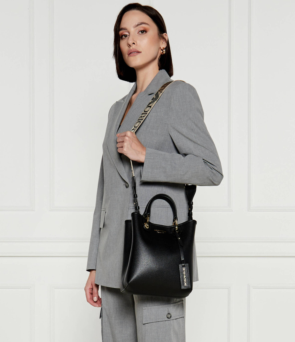 Сумка через плечо + поясная сумка Emporio Armani - черный(EW000362 AF12103)