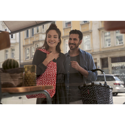 Сумка складная mini maxi shopper signature red