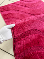 Комплект ковриков для ванной Confetti Bath Maximus Symphony 2577 Burgundy BQ (60*100; 50*60)