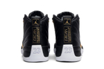 Кроссовки Jordan Air Jordan 12 Retro Black Metallic Gold White (Женская размерная сетка)