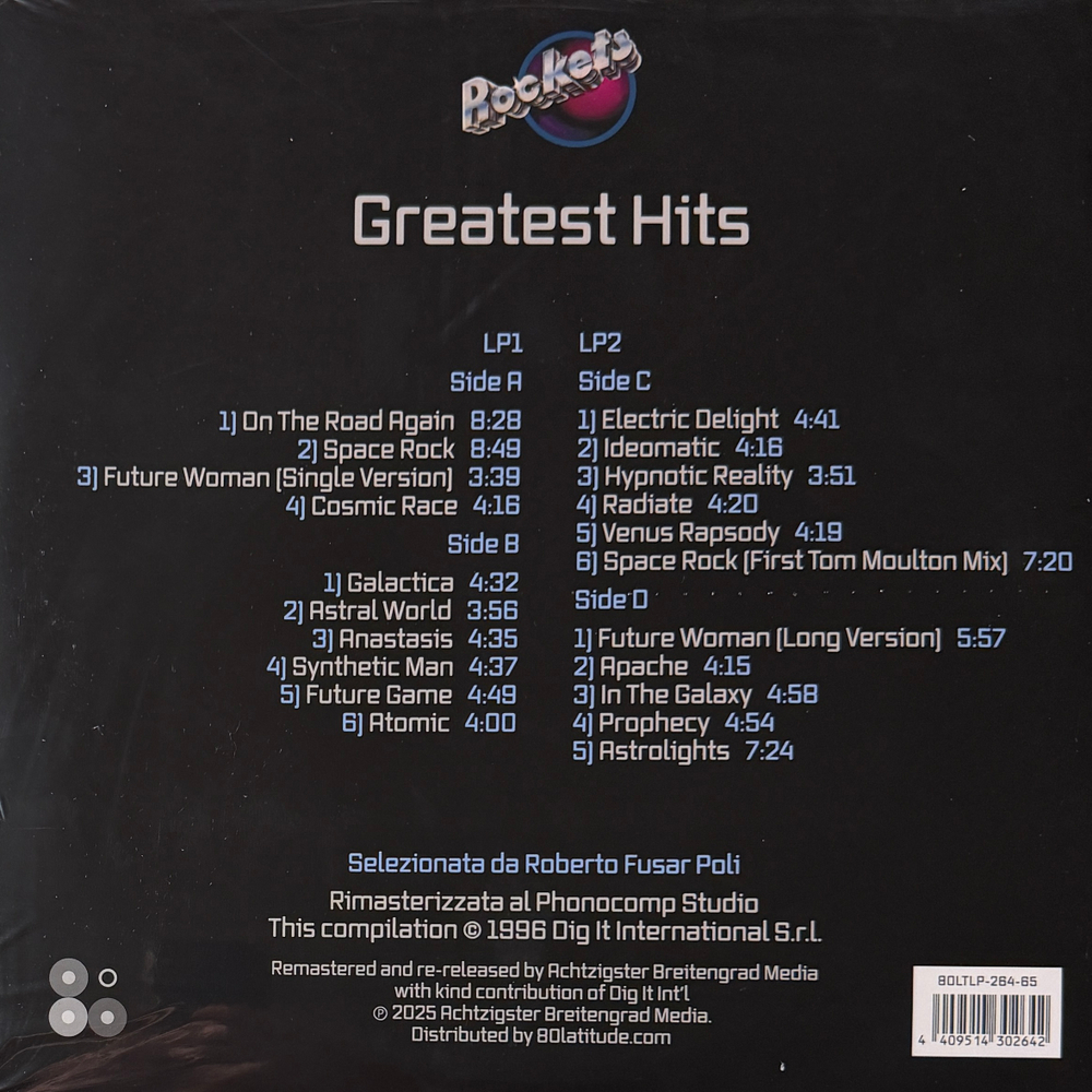 Rockets - Greatest hits 2LP (Россия 2025г.)