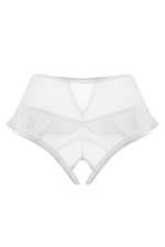 Эротические трусики с высокой посадкой Lana белые 50-52