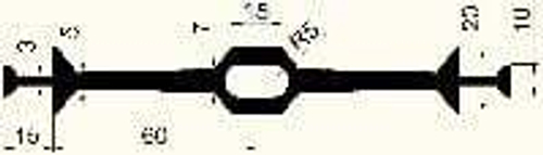 Гидроизоляционная шпонка СВГ-150 "Дюймовочка" ПВХ-П
