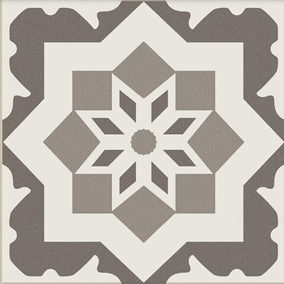 Декоративные элементы для пола CERAMICA RIBESALBES ANTIGUA Decor Gris (16 видов паттерна)