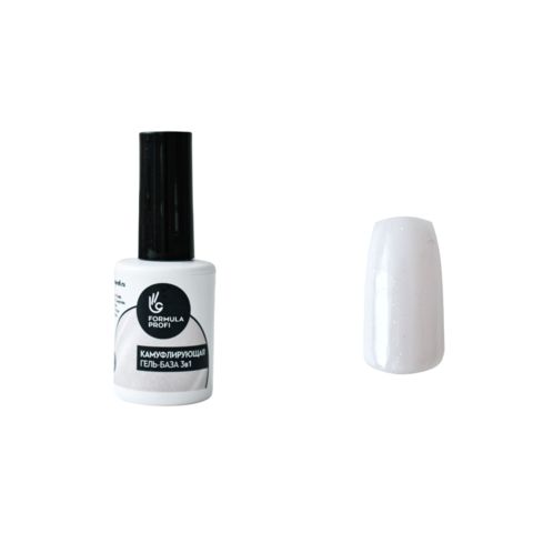 Формула Профи, Гель-база каучуковая камуфлирующая 3 в 1 №08, 15 мл
