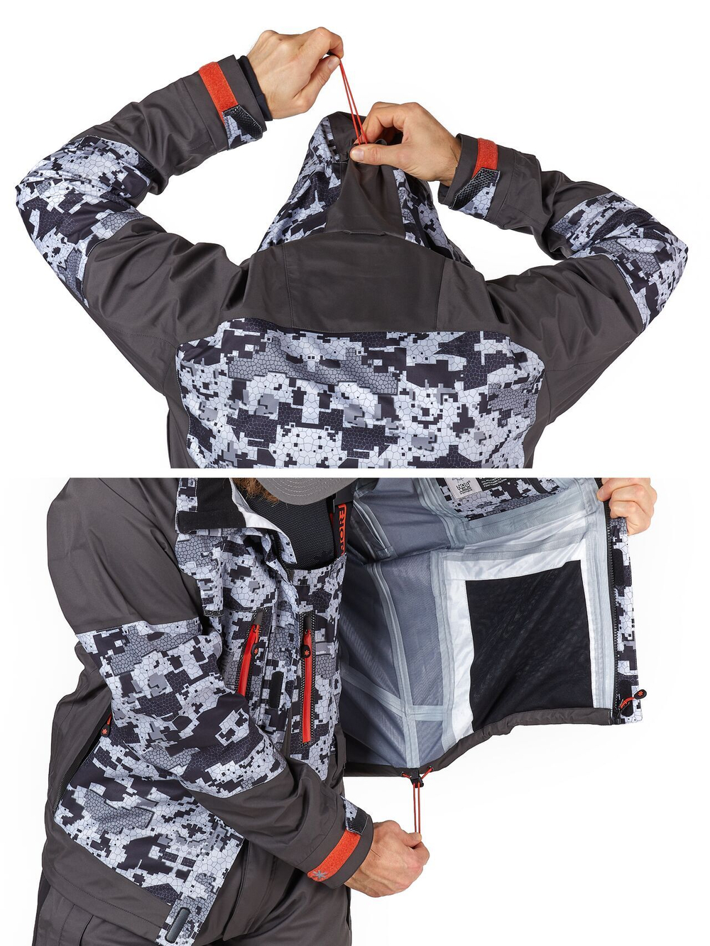 Костюм демисезон. Norfin PRO DRY 3 CAMO 04 р.XL