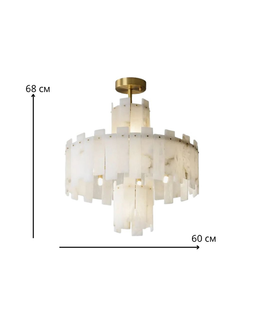 Эффектная подвесная люстра из натурального камня.✨