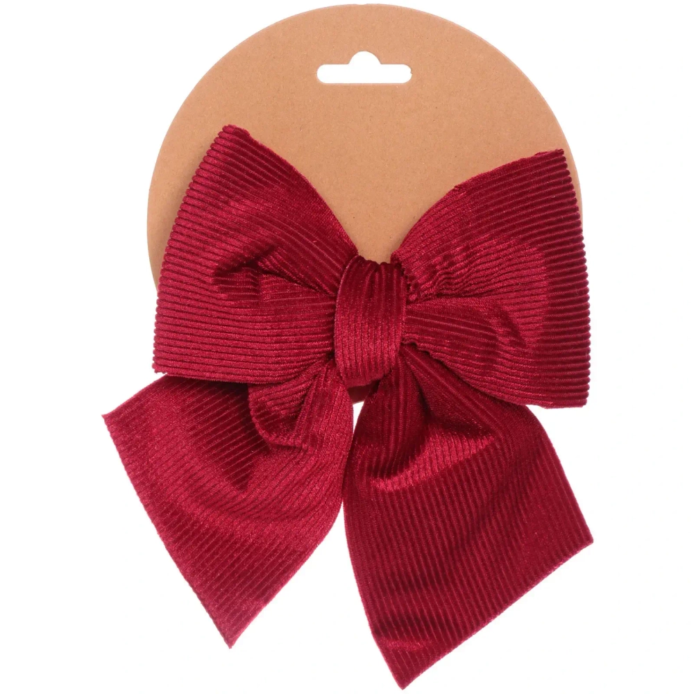 Бант на ёлку «Богема» 15*20 см, рубин