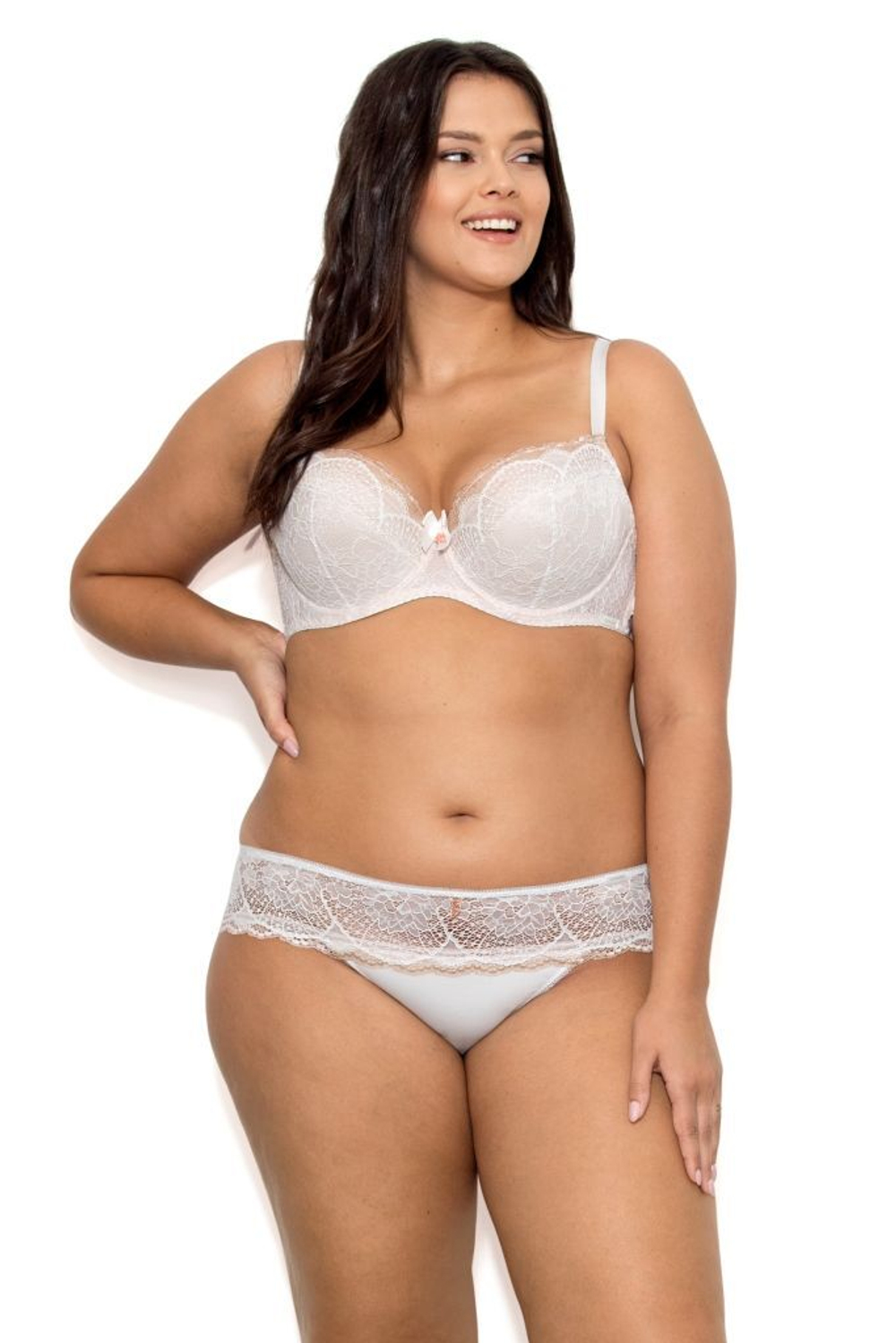 Трусики Filipa из кружевного полотна (Размер: XL) (Цвет: молочный)