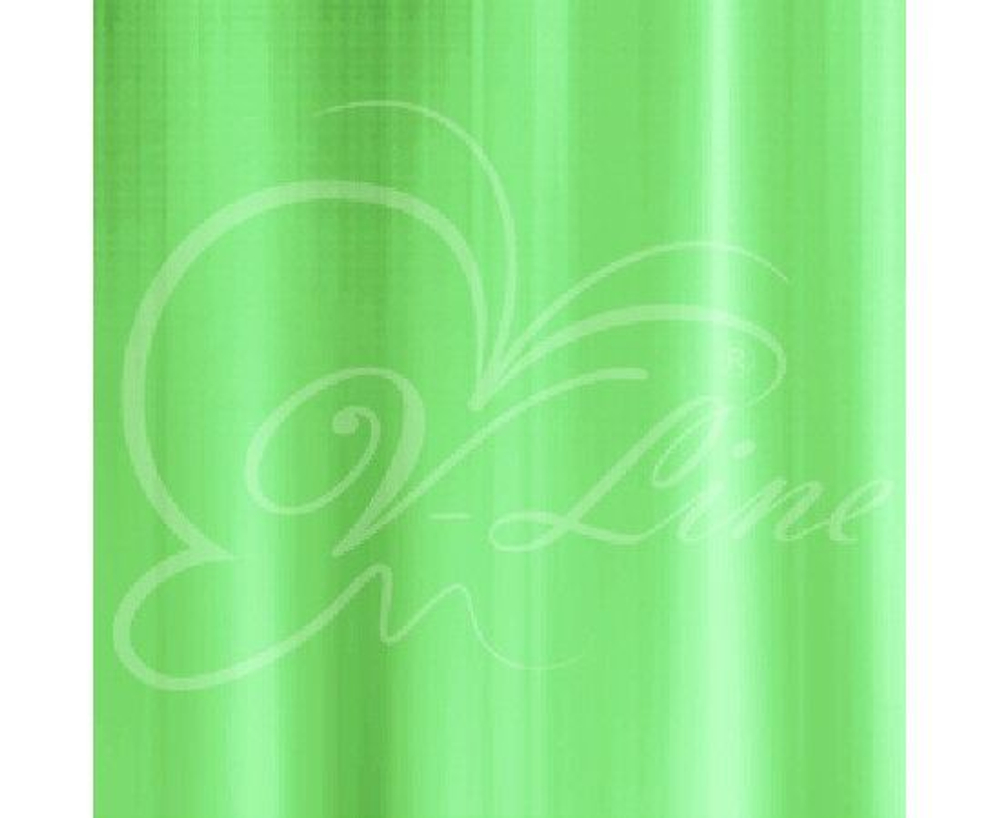 Штора для ванной комнаты 180х180см, 10 колец, водонепроницаемая занавеска в ванную, полиэтилен, зеленая 0811/6671 Вилина