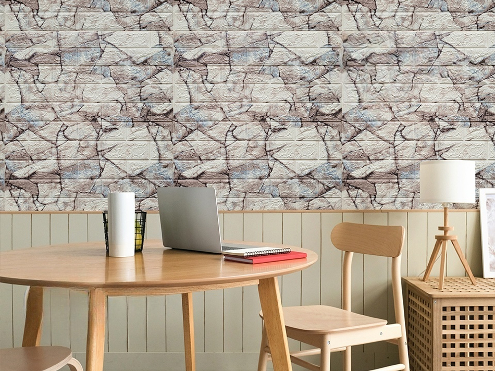 Самоклеящаяся мягкая панель ПВХ Альбион 770х700х3 мм