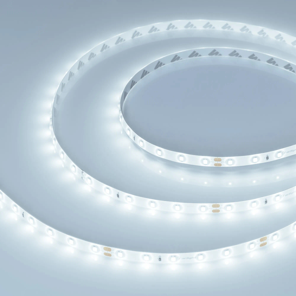 Светодиодная лента герметичная RTW-SE-A60-8mm 24V Cool 10K (4.8 W/m, IP65, 2835, 5m) (Arlight, -) 024806(2)